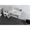 Kingston Brass 30 Carrara Marble Console Sink with Brass Legs, Marble WhitePolished Chrome LMS30MB1 - alternate 4
